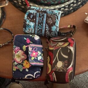 Vera Bradley Colorful Floral Wristlet Trio